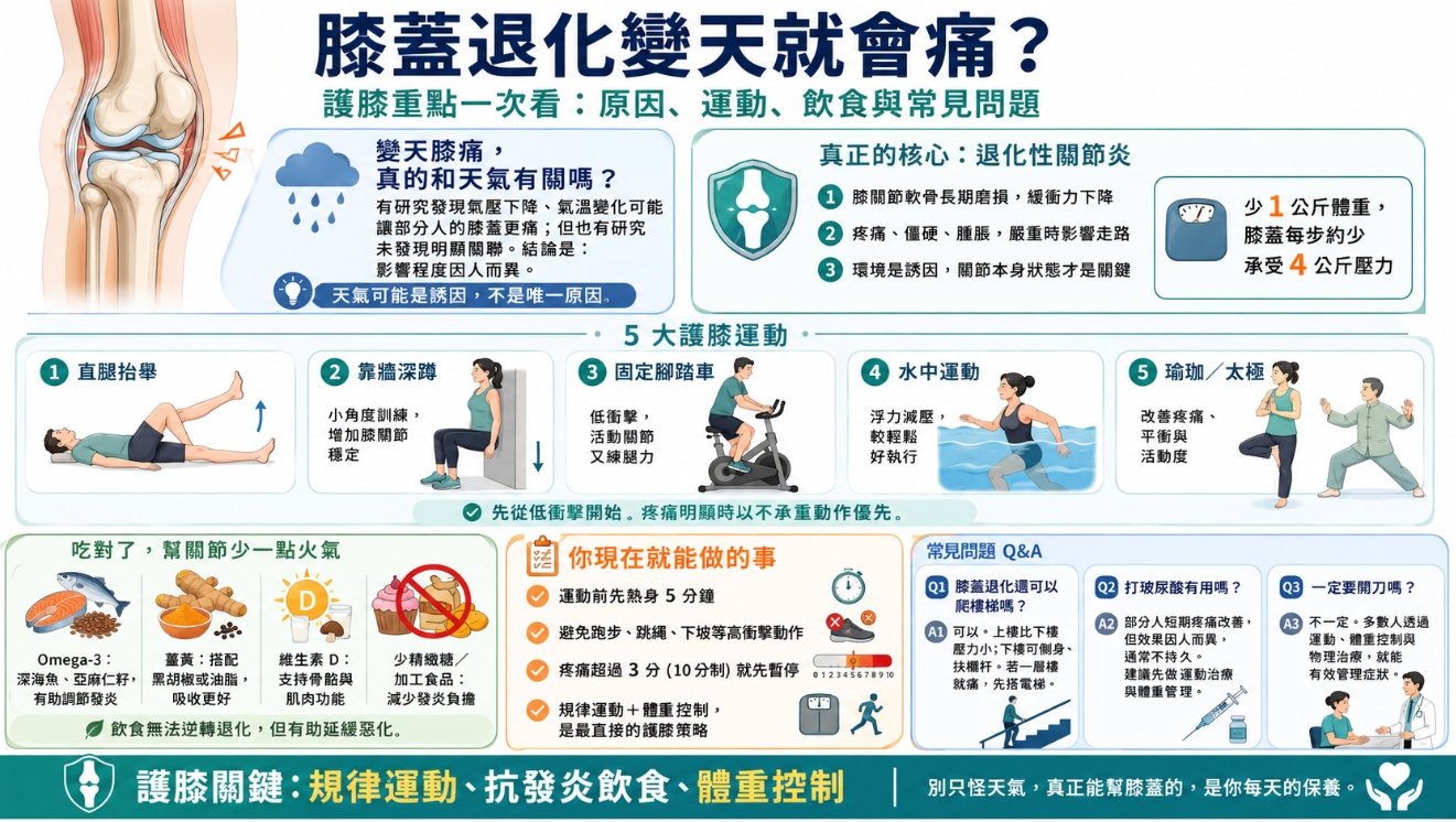 Weather Knee Pain Exercise Guide