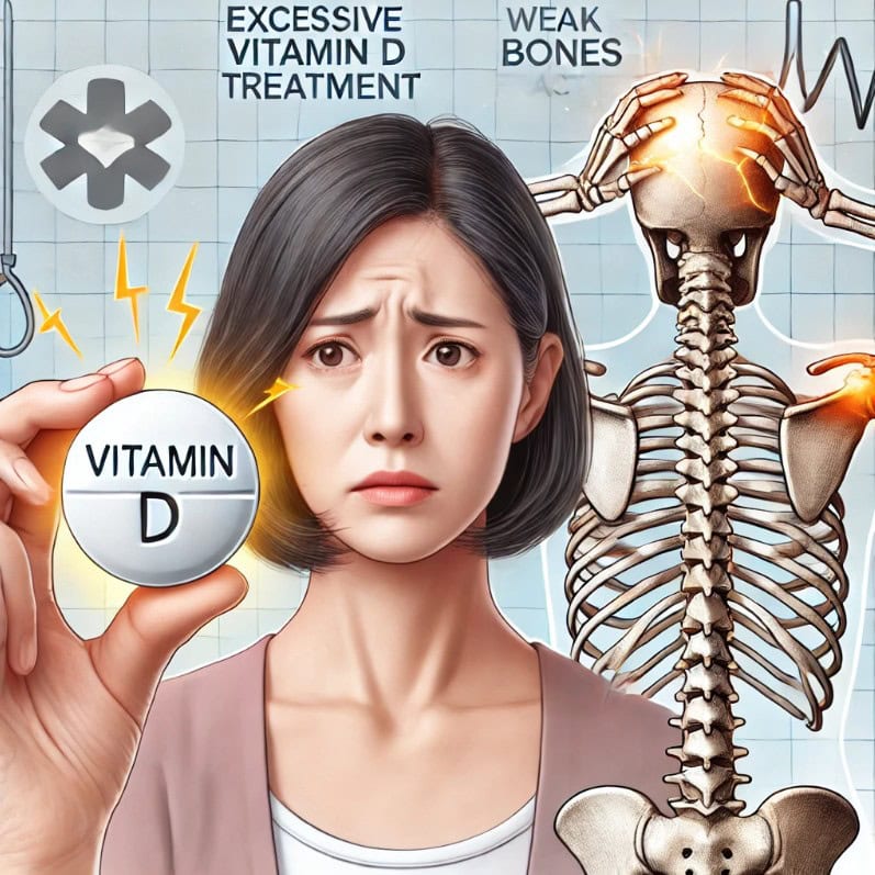 骨質疏鬆患者需注意：維生素D過量的風險